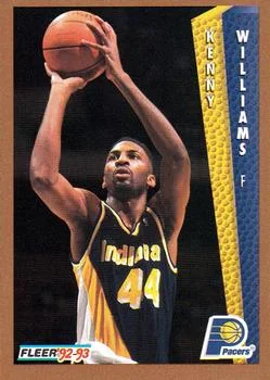 1992-93 Fleer Kenny Williams #354 card image
