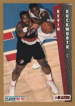 1992-93 Fleer Kevin Duckworth #187 card image