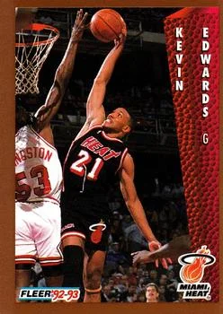 1992-93 Fleer Kevin Edwards #117 card image