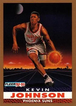 1992-93 Fleer Kevin Johnson PV #252 card image