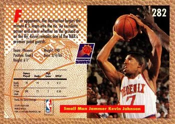 1992-93 Fleer Kevin Johnson SD #282 card back image
