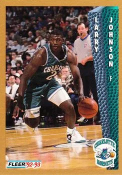 1992-93 Fleer Larry Johnson #25 card image