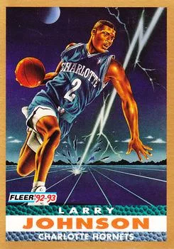 1992-93 Fleer Larry Johnson PV #253 card image