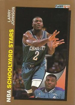 1992-93 Fleer Larry Johnson SYS #259 card image