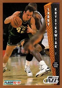 1992-93 Fleer Larry Krystkowiak #223 card image