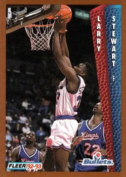 1992-93 Fleer Larry Stewart #235 card image