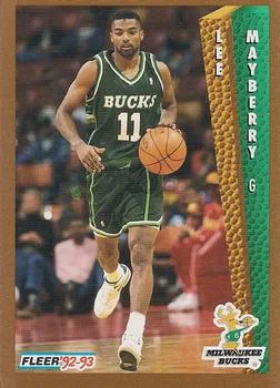 1992-93 Fleer Lee Mayberry #375 card image