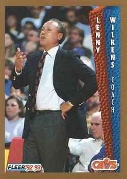 1992-93 Fleer Lenny Wilkens CO #45 card image