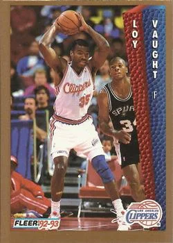 1992-93 Fleer Loy Vaught #105 card image