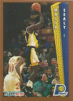 1992-93 Fleer Malik Sealy #353 card image