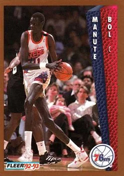1992-93 Fleer Manute Bol #167 card image