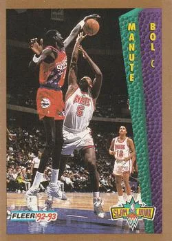 1992-93 Fleer Manute Bol SD #285 card image