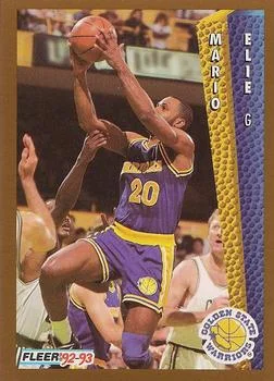 1992-93 Fleer Mario Elie #73 card image