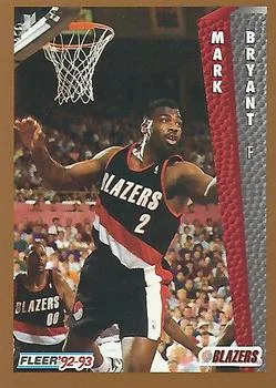 1992-93 Fleer Mark Bryant #415 card image