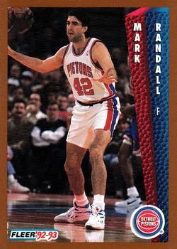1992-93 Fleer Mark Randall #336 card image