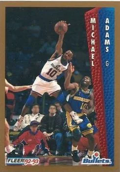 1992-93 Fleer Michael Adams #228 card image