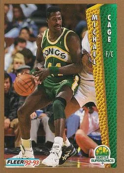 1992-93 Fleer Michael Cage #210 card image