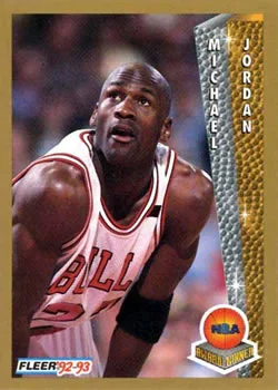 1992-93 Fleer Michael Jordan AW #246 card image