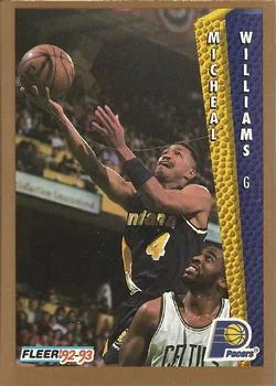 1992-93 Fleer Micheal Williams #96 card image