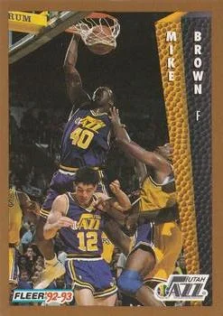 1992-93 Fleer Mike Brown #219 card image