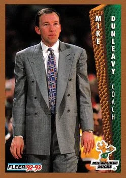 1992-93 Fleer Mike Dunleavy CO #125 card image