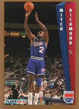 1992-93 Fleer Mitch Richmond #196 card image