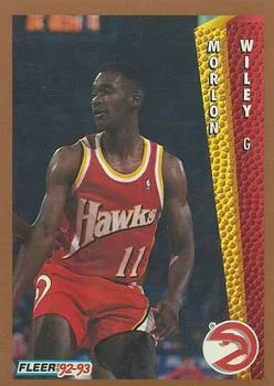 1992-93 Fleer Morlon Wiley #304 card image