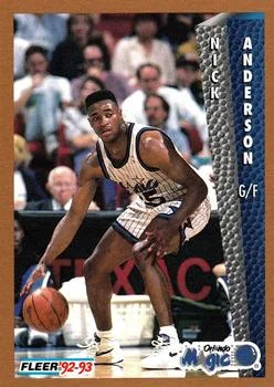 1992-93 Fleer Nick Anderson #158 card image
