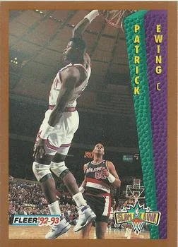 1992-93 Fleer Patrick Ewing SD #291 card image