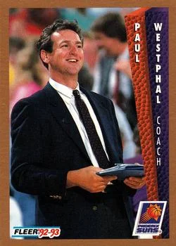 1992-93 Fleer Paul Westphal CO #184 card image