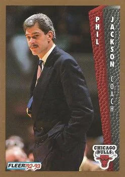 1992-93 Fleer Phil Jackson CO #31 card image