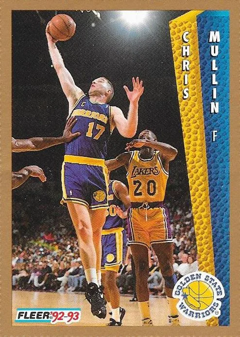 1992-93 Fleer Chris Mullin PROMO [Promo Sheet Singles] Promo Sheet Singles #77 card image