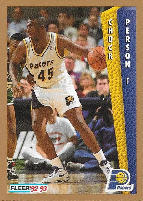 1992-93 Fleer Chuck Person PROMO [Promo Sheet Singles] Promo Sheet Singles #92 card image
