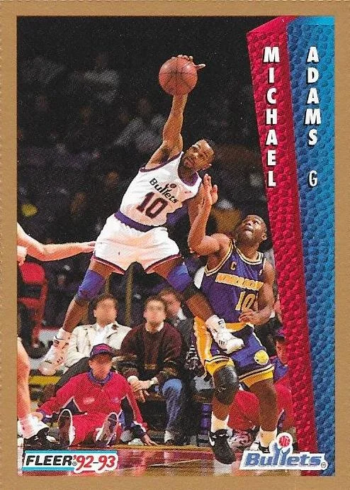 1992-93 Fleer Michael Adams PROMO [Promo Sheet Singles] Promo Sheet Singles #228 card image