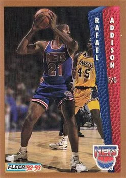 1992-93 Fleer Rafael Addison #385 card image