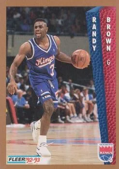 1992-93 Fleer Randy Brown #421 card image