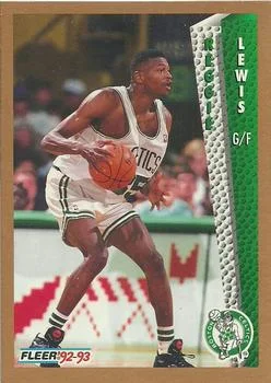 1992-93 Fleer Reggie Lewis #16 card image