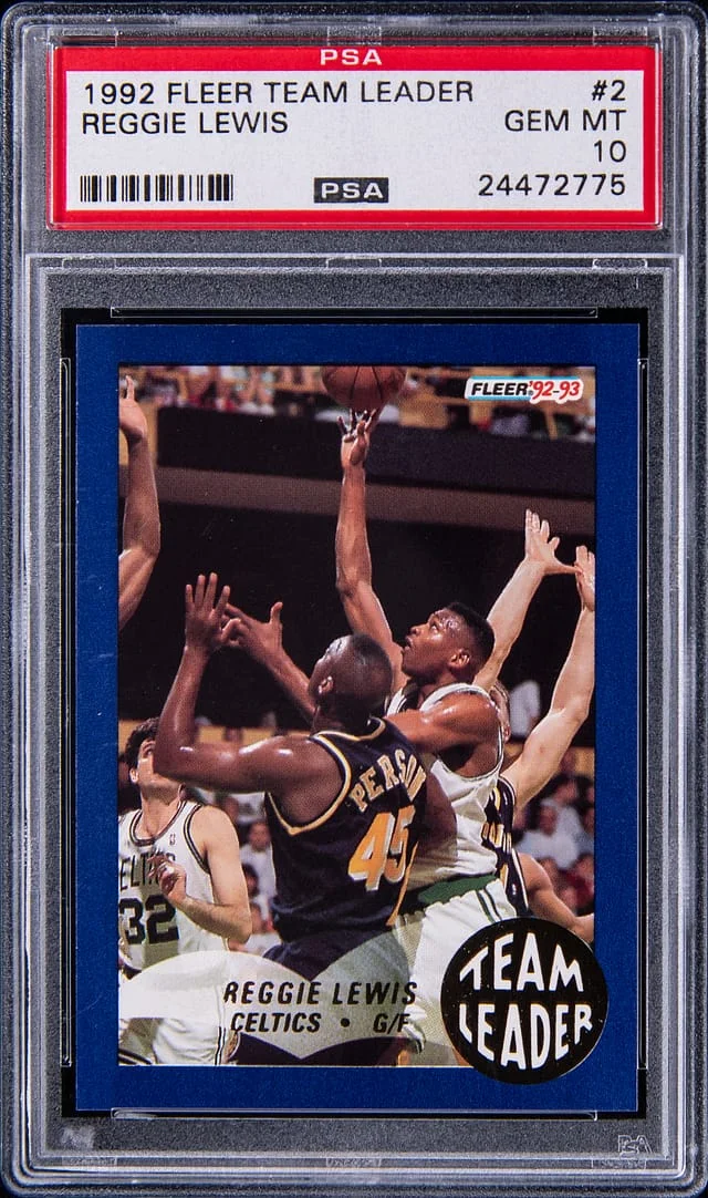1992-93 Fleer Reggie Lewis Team Leader #2 card image