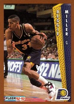 1992-93 Fleer Reggie Miller #91 card image