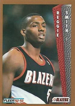 1992-93 Fleer Reggie Smith #419 card image