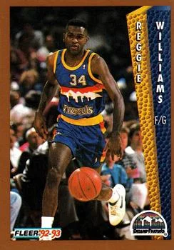 1992-93 Fleer Reggie Williams #61 card image