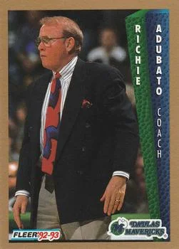 1992-93 Fleer Richie Adubato CO #47 card image
