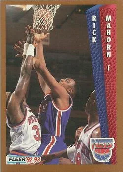 1992-93 Fleer Rick Mahorn #389 card image
