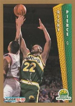 1992-93 Fleer Ricky Pierce #217 card image