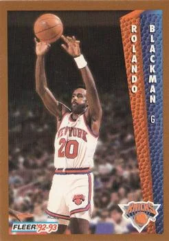 1992-93 Fleer Rolando Blackman #393 card image