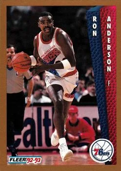1992-93 Fleer Ron Anderson #166 card image