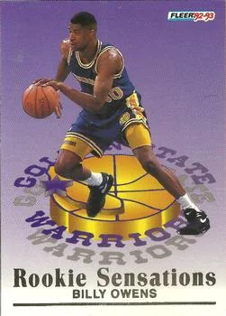 1992-93 Fleer Billy Owens [Rookie Sensations] Rookie Sensations #8 card image