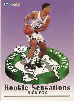 1992-93 Fleer Rick Fox [Rookie Sensations] Rookie Sensations #4 card image