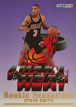 1992-93 Fleer Steve Smith [Rookie Sensations] Rookie Sensations #11 card image