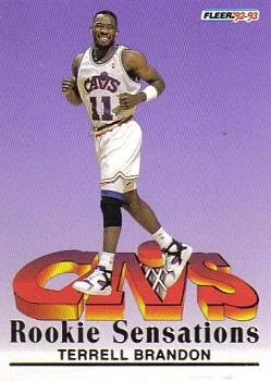 1992-93 Fleer Terrell Brandon [Rookie Sensations] Rookie Sensations #3 card image